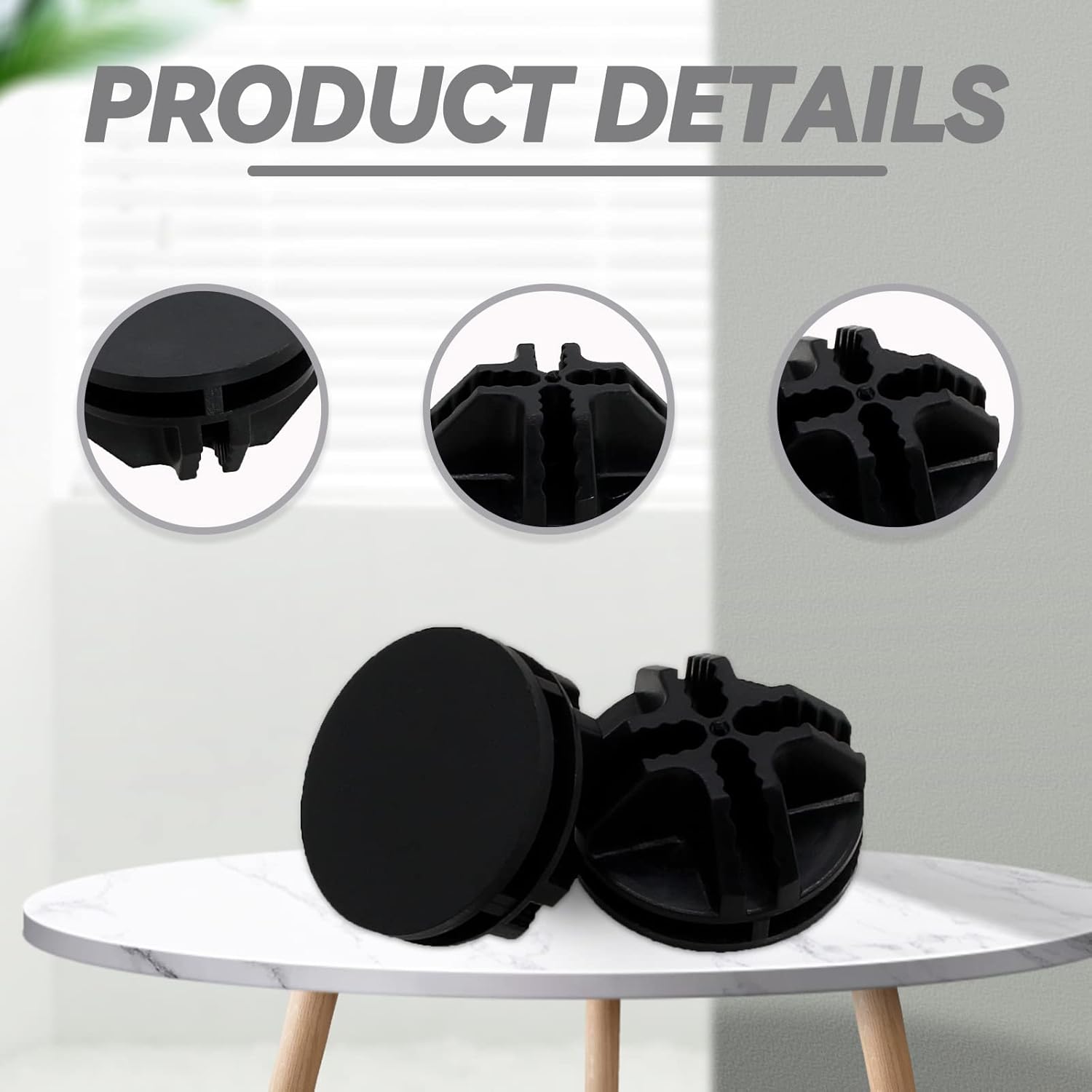 16 conectores de plástico negro, conector de cubo de rejilla de alambre para organizador modular de almacenamiento de armario y unidad de