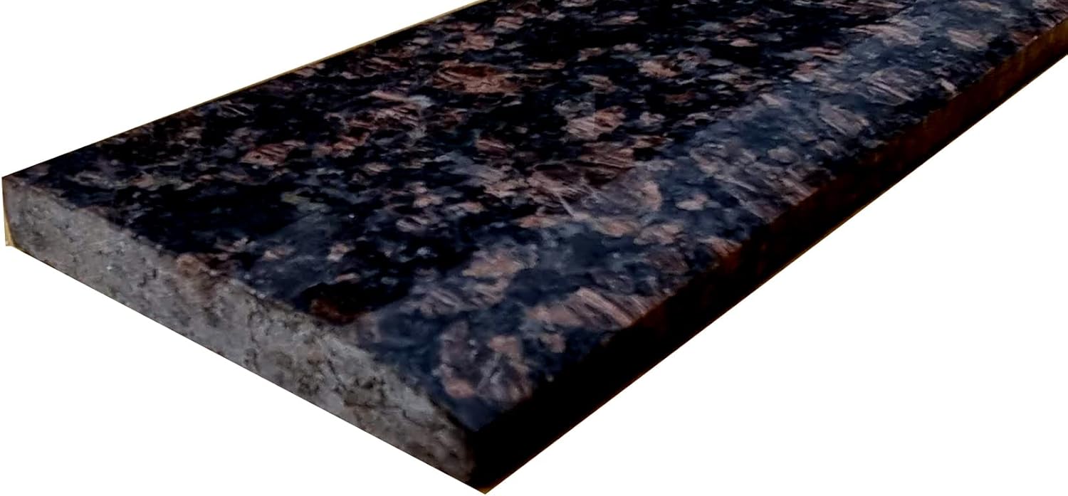 Umbral de granito marrón tostado  Hollywood individual (36 x 4 pulgadas)