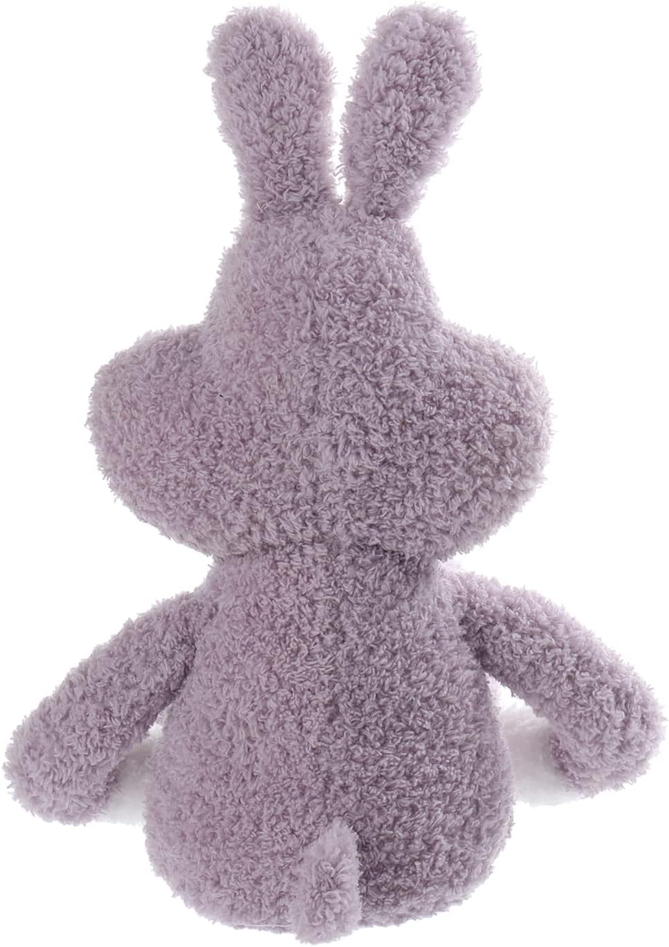 Apricot Lamb Juguetes de peluche sonriente púrpura conejito conejo peluche suave perfecto para niños 9.5 pulgadas