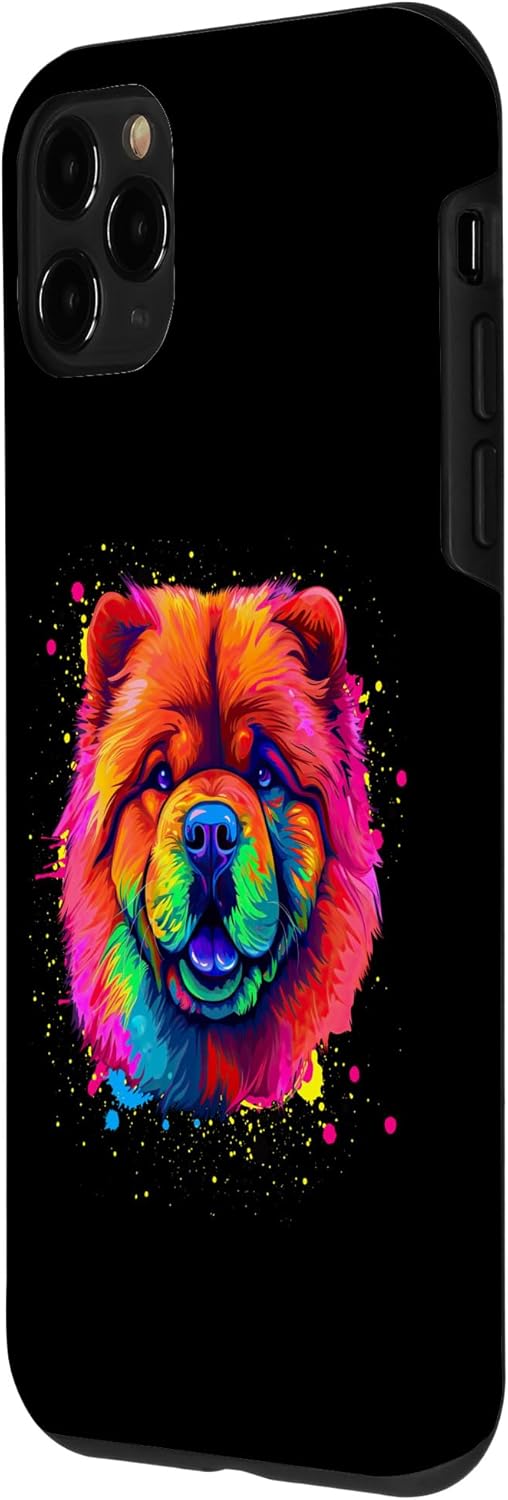 iPhone 11 Pro Splash Art Chow Chow Dog Owner Idea de regalo para perro