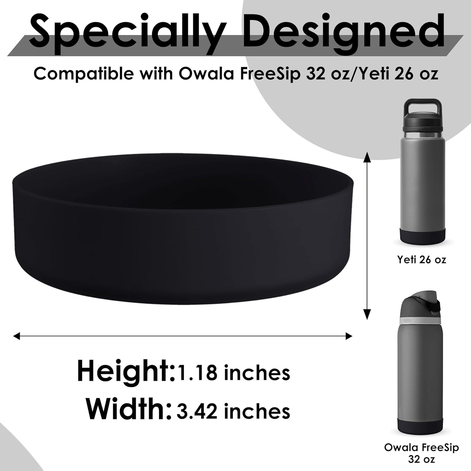 Funda para botella de agua, compatible con Owala, Yeti, para accesorios para botellas de agua Stanley, funda para Owala FreeSip de 32 onzas, Yeti 26