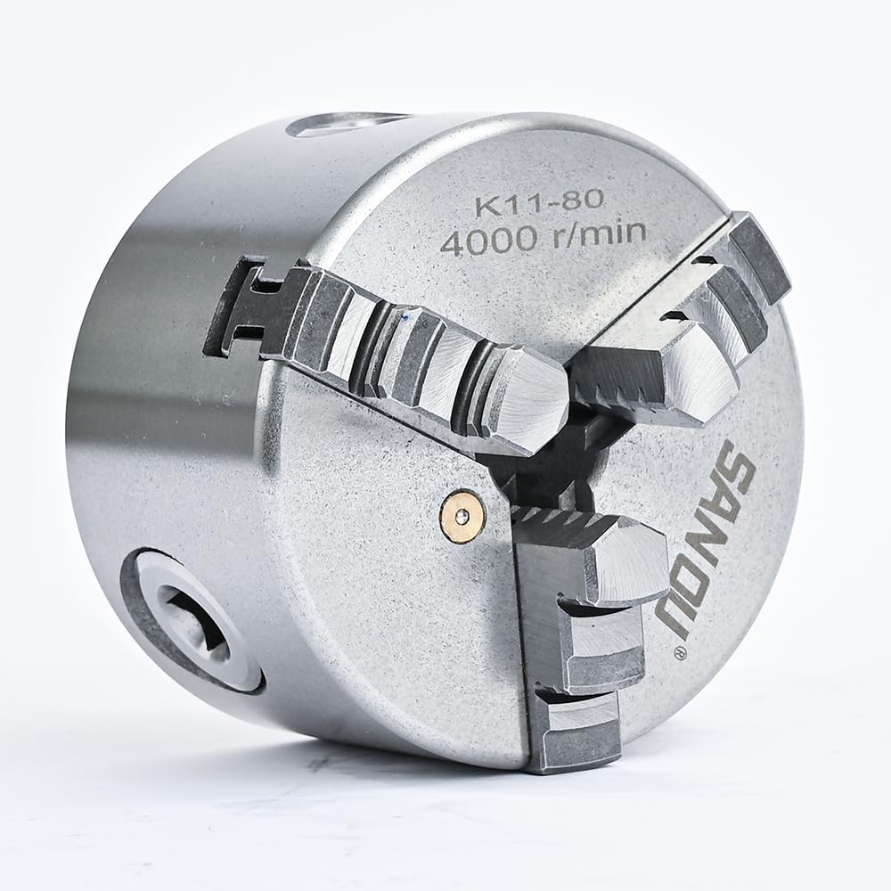 Mini torno Chuck 3.150 in 3 mandíbula auto centrado Chuck K11-80 SAN OU Manual Metal Torno Chuck 3 ” para mini torno