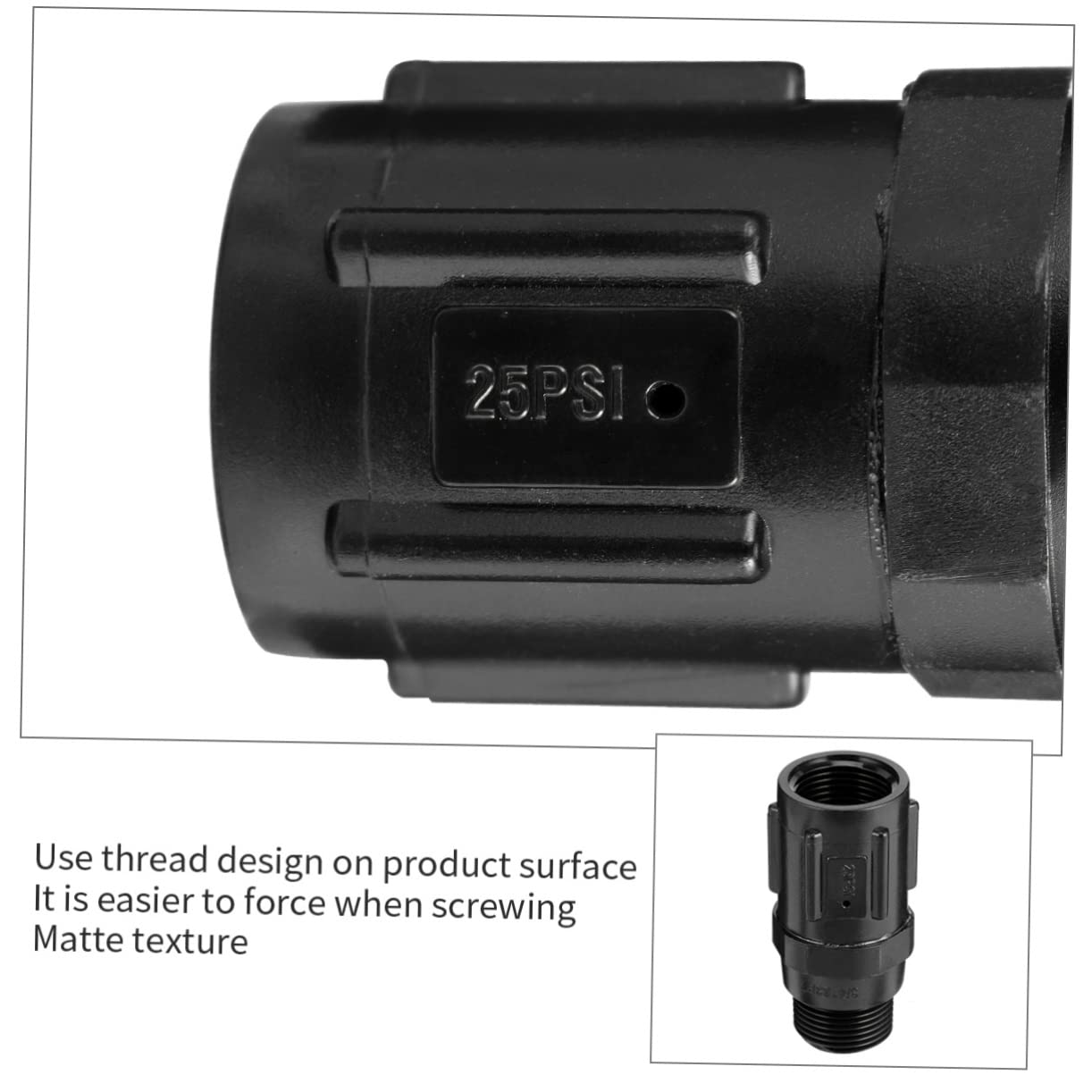 Yardwe 7 unids Roscado Interfaz de viaje Cosas rociador boquilla grifo adaptador regulador para sistema de riego Sistema de riego Regulador de