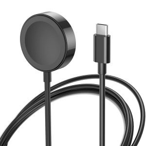 Cable de carga magnética inalámbrico para Apple Watch de 6.6 pies, compatible con Apple Watch Charger Series 87654321SE, color negro Cable de carga magnética inalámbrico para Apple Watch de 6.6 pies, compatible con Apple Watch Charger Series 87654321SE, color negro