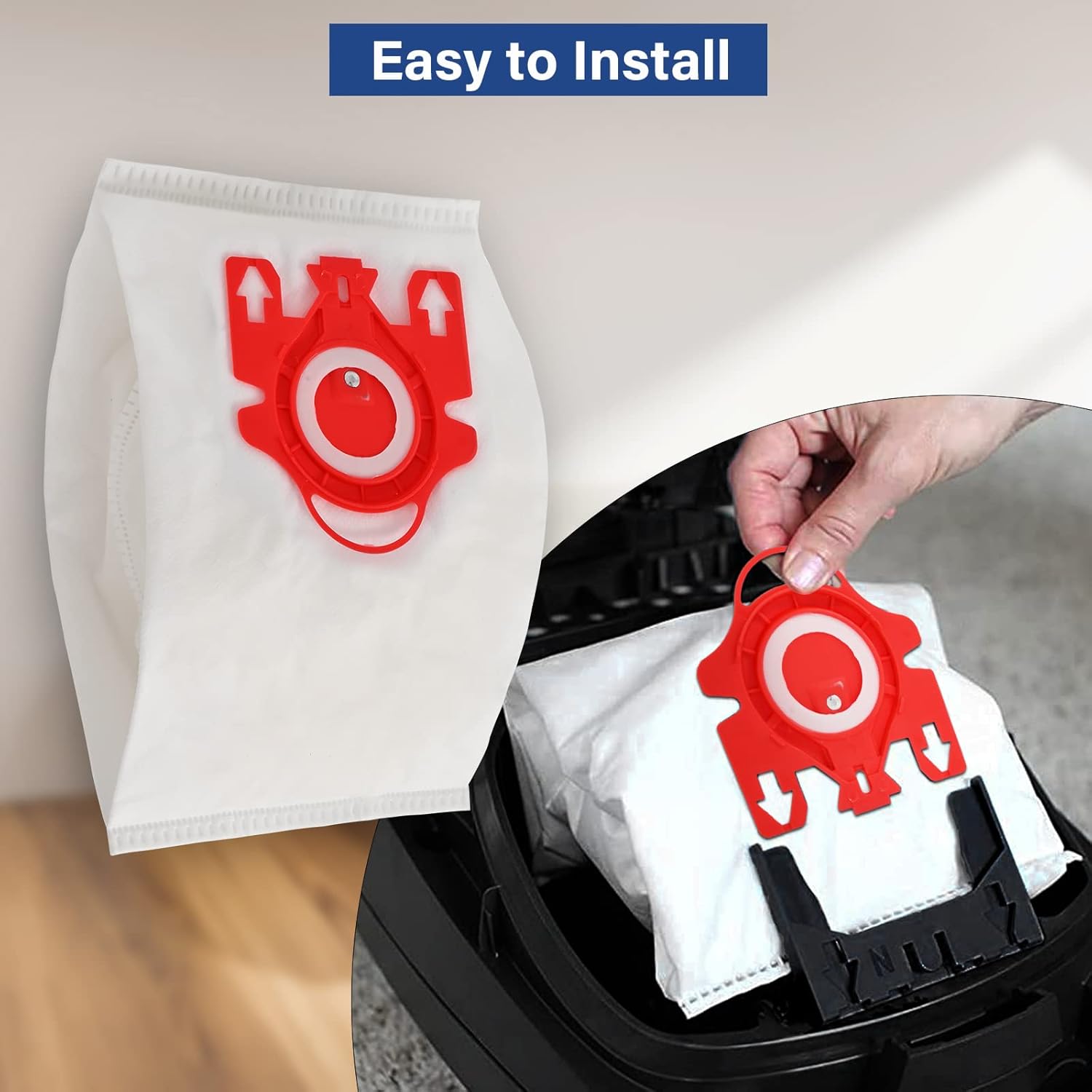 Miele AirClean 3D FJM – Paquete de 20 bolsas de repuesto para aspiradora Miele Compact C1, C2, S6000-S6999, S4000-S4999, S700, S500-S578 con 6