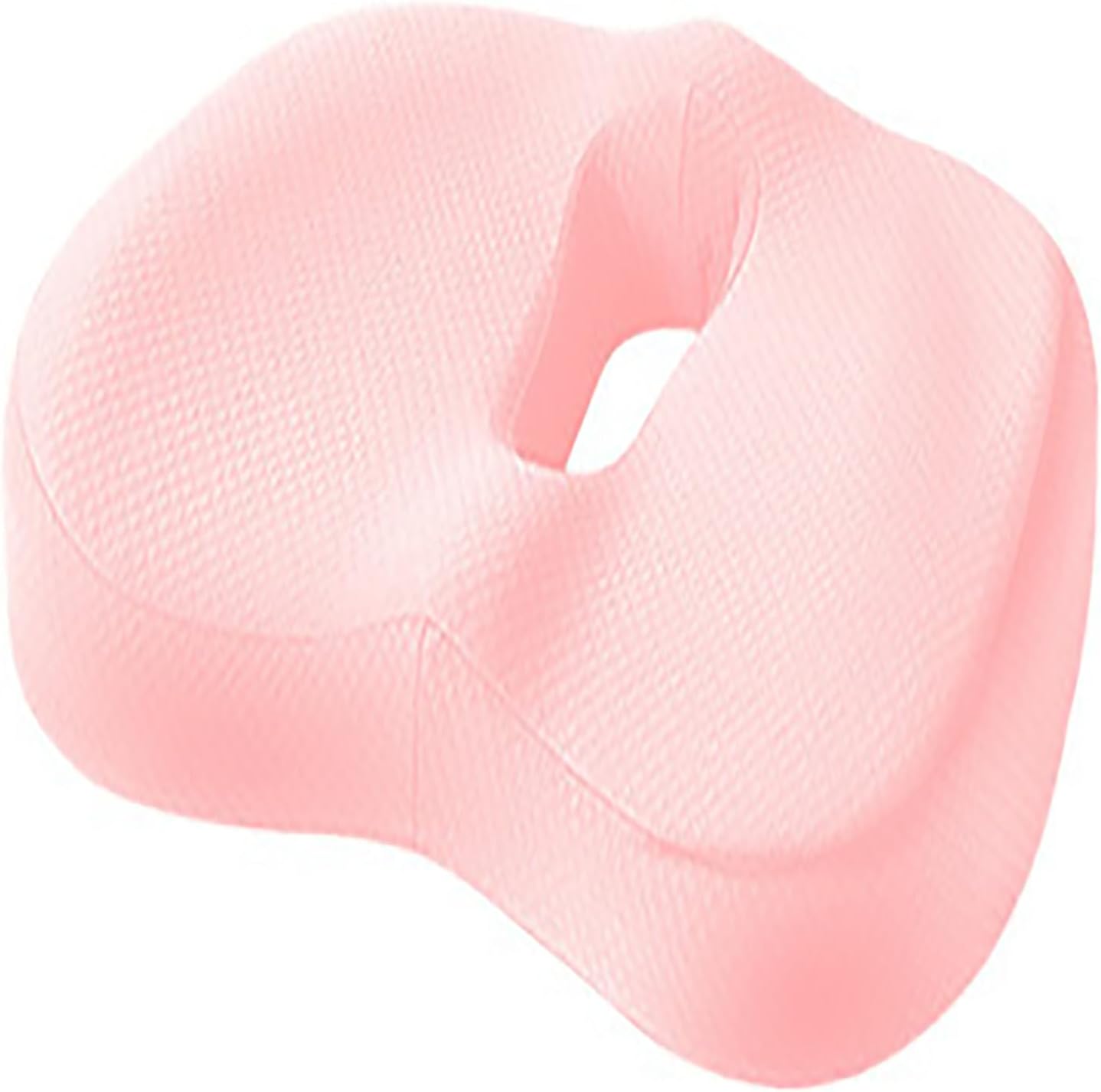 Cojín para silla de oficina, cojín de asiento de automóvil, almohada de espuma viscoelástica en forma de dona, antideslizante, reduce la presión,
