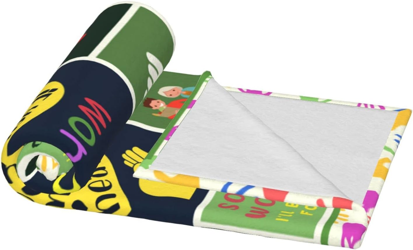 Manta de trabajador social, regalos para mujeres y hombres, manta de franela de felpa suave y cálida para sofá, cama, oficina, 50 x 60 pulgadas