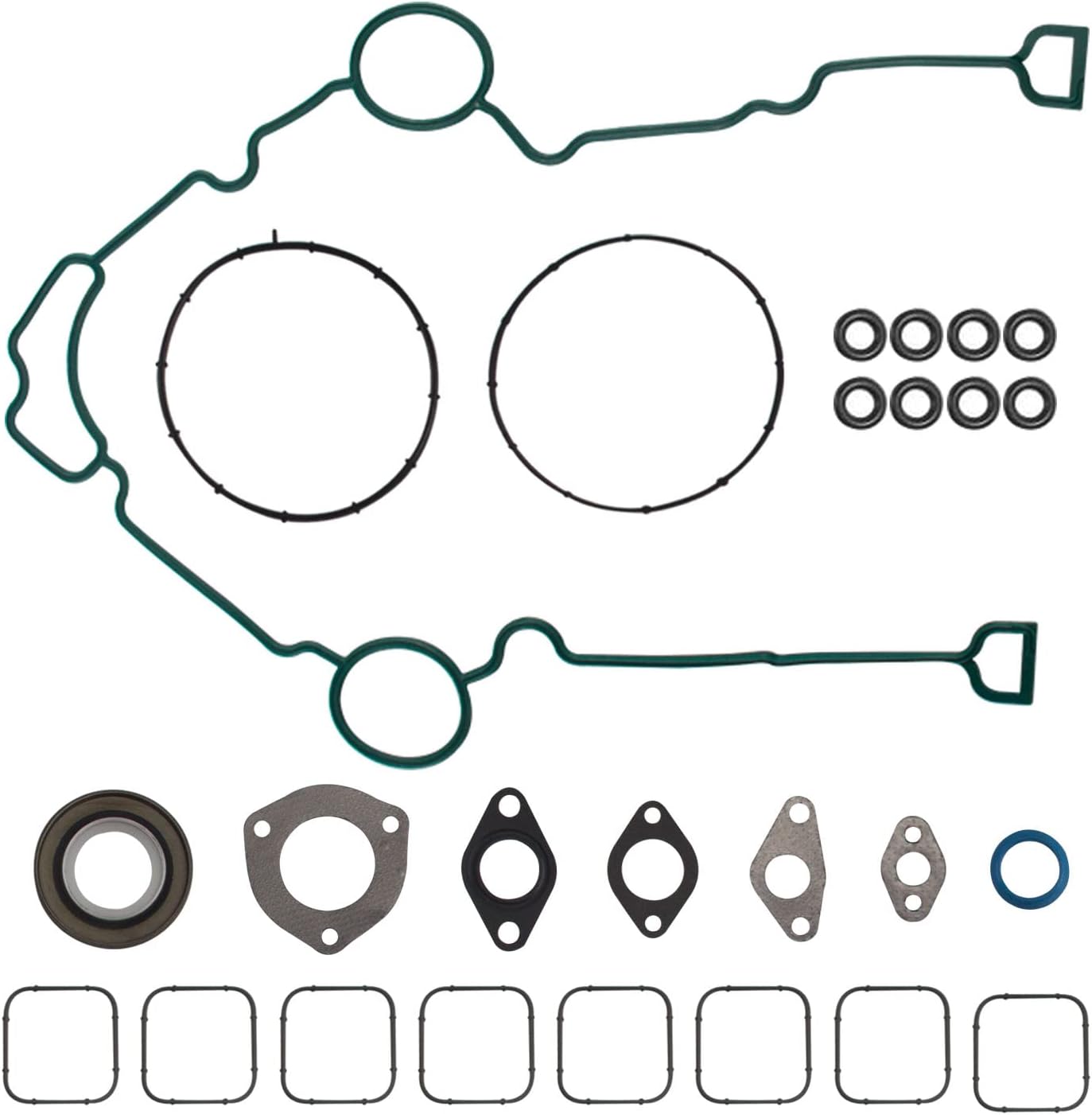 Juego de juntas de cilindro completo con tornillos de cabeza HS26423PT TCS46169 ES72200 compatible con Chrysler 300 Dodge Challenger Charger Durango