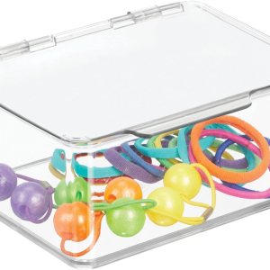 mDesign – Caja organizadora apilable con tapa para encimera mDesign – Caja organizadora apilable con tapa para encimera