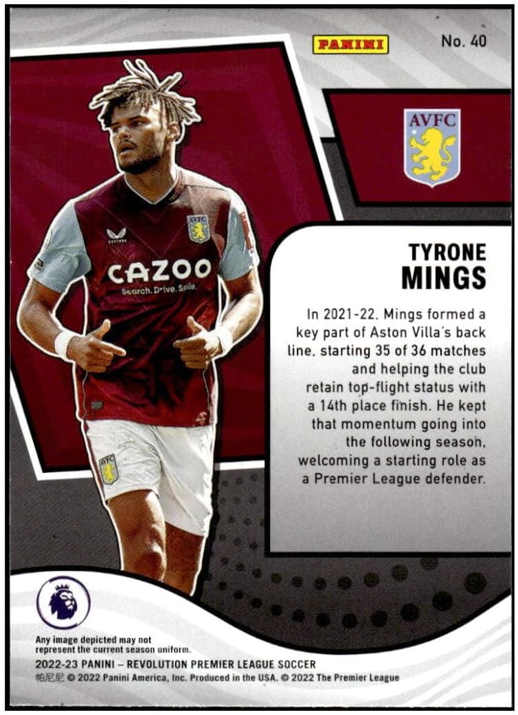 TYRONE MINGS 2022-23 Panini Revolution #40 NM+-MT+ Premier League Soccer
