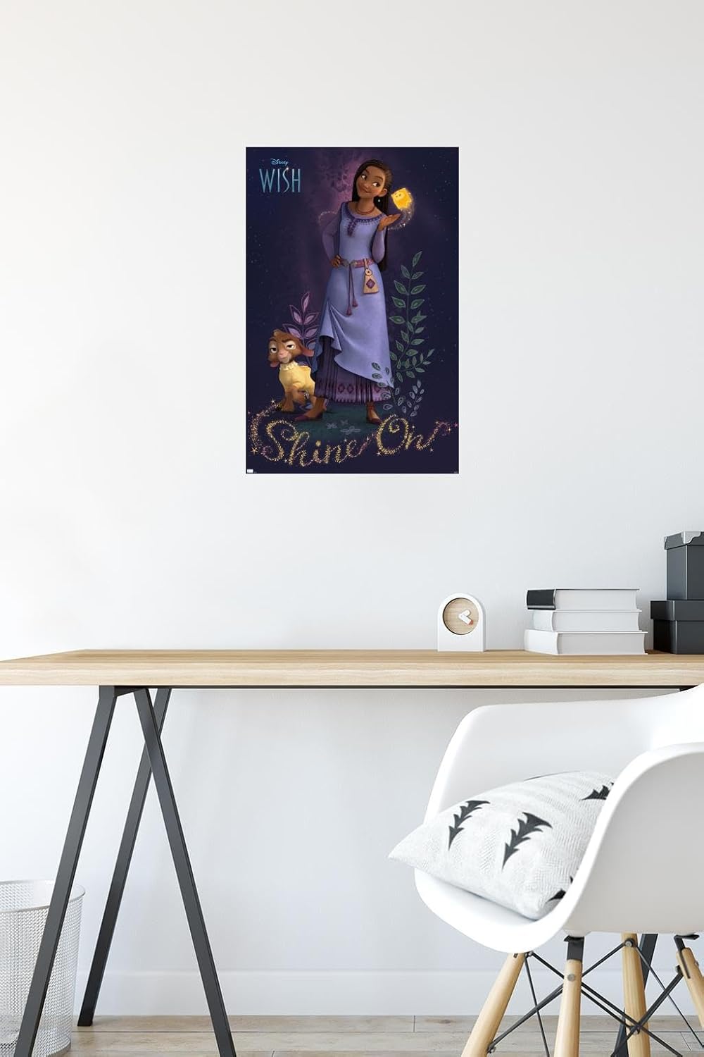 Trends International Disney Wish – Póster de pared Asha, 14.72 x 22.37 pulgadas, versión premium sin marco
