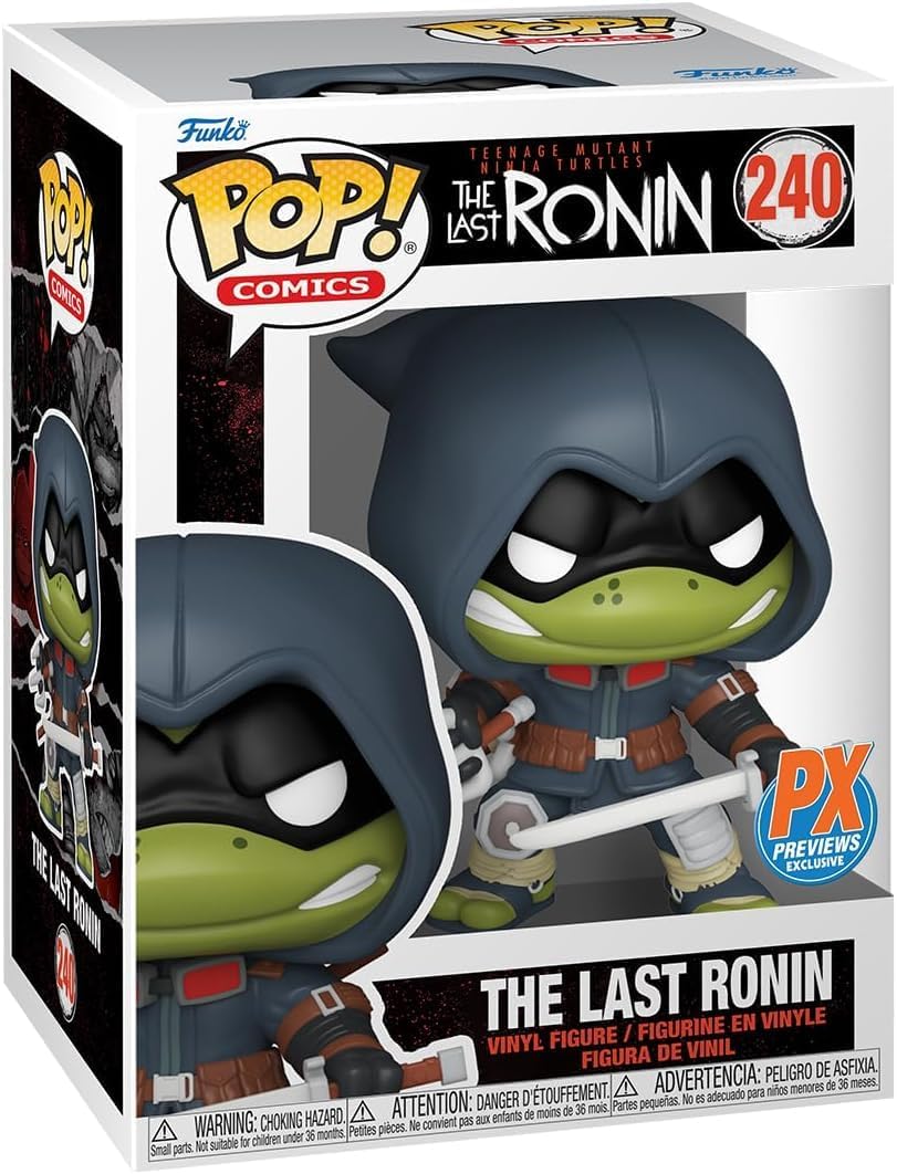 POP Comics Teenage Mutant Ninja Turtles – The Last Ronin (exclusivo de PX Preview) Figura de vinilo Funko (incluye funda protectora de caja