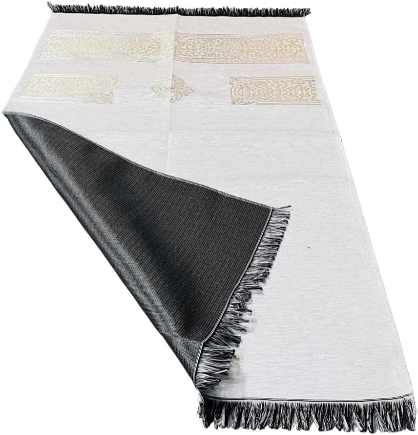 Alfombra de oración musulmana, alfombra de oración turca, alfombra de oración para hombres musulmanes, mujeres, Janamaz con temática de kaaba para
