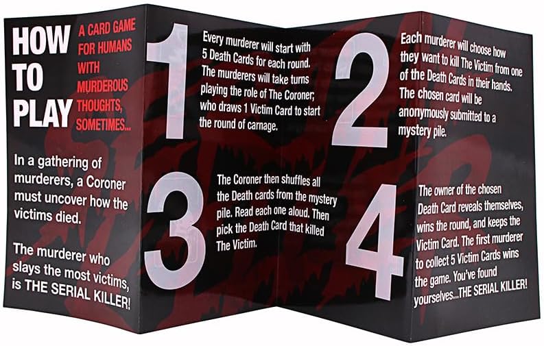 SERIAL KILLER Juego de cartas