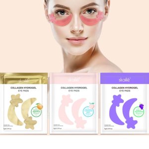 Parches para debajo de los ojos (30 unidades) Rosa, dorado, hidrogel para debajo de los ojos, aminoácido y colágeno, máscara debajo de los ojos Parches para debajo de los ojos (30 unidades) Rosa, dorado, hidrogel para debajo de los ojos, aminoácido y colágeno, máscara debajo de los ojos