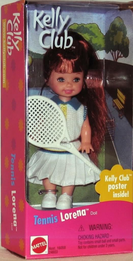 Barbie Muñeca Kelly TENNIS LORENA (1999)
