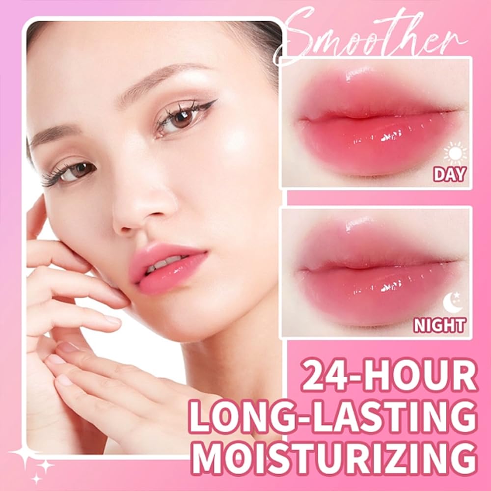 Máscara de labios para dormir, máscara de labios reparadora nocturna, hidratante y prevención exfoliante de labios secos y agrietados, vitamina E