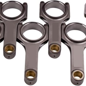 Bielas forjadas compatibles con Datsun 240Z L24 Nissan Skyline Laurel Cedric Conrod + ARP BOLTS balanceado flotante shot peen Bielas forjadas compatibles con Datsun 240Z L24 Nissan Skyline Laurel Cedric Conrod + ARP BOLTS balanceado flotante shot peen