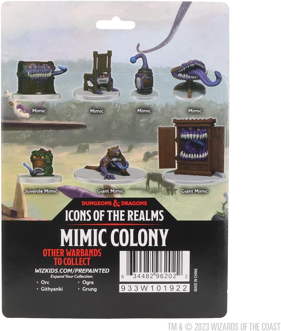 WizKids Iconos de D&D de los reinos colonia mímica