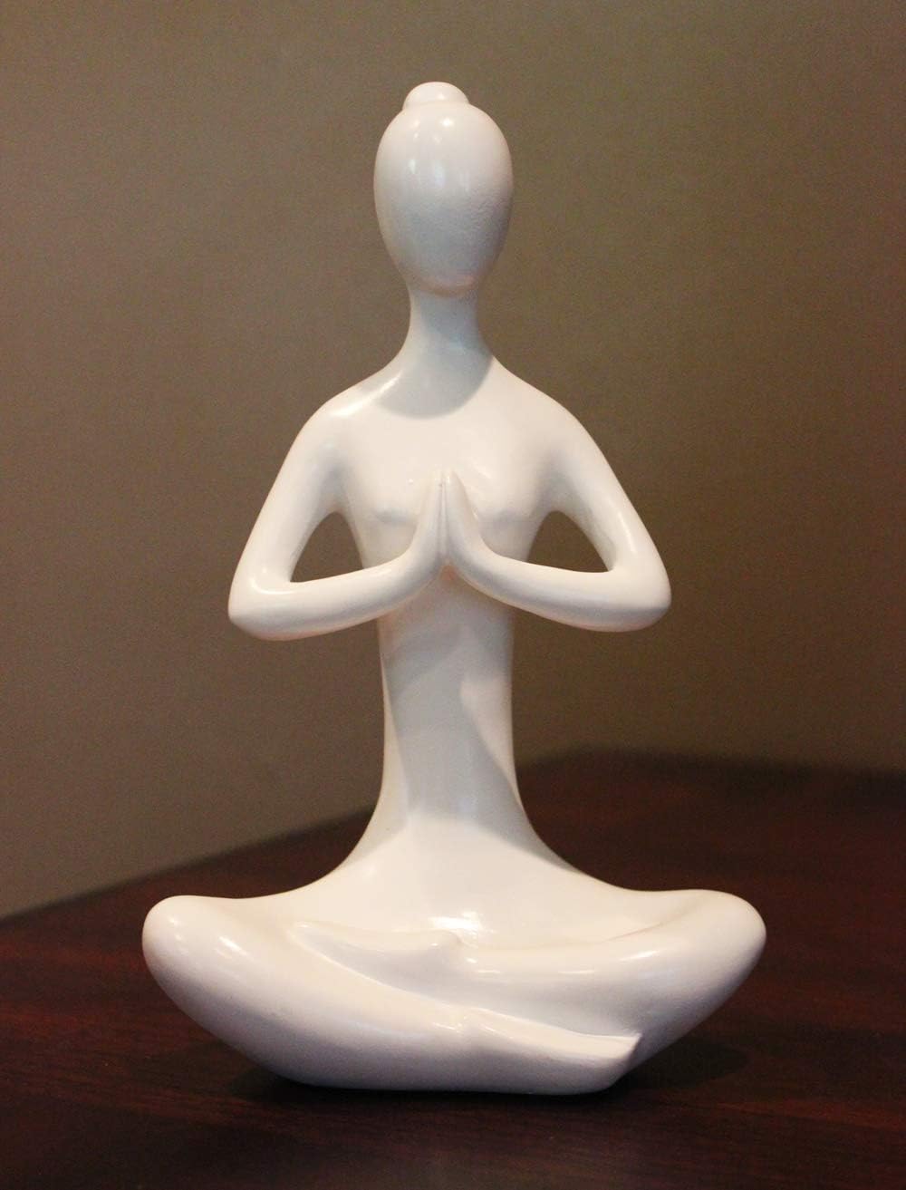 Seraphic Estatua de postura de yoga, regalos de escultura para mujeres, decoración del hogar o habitación, estatuasfiguras de manos de oración
