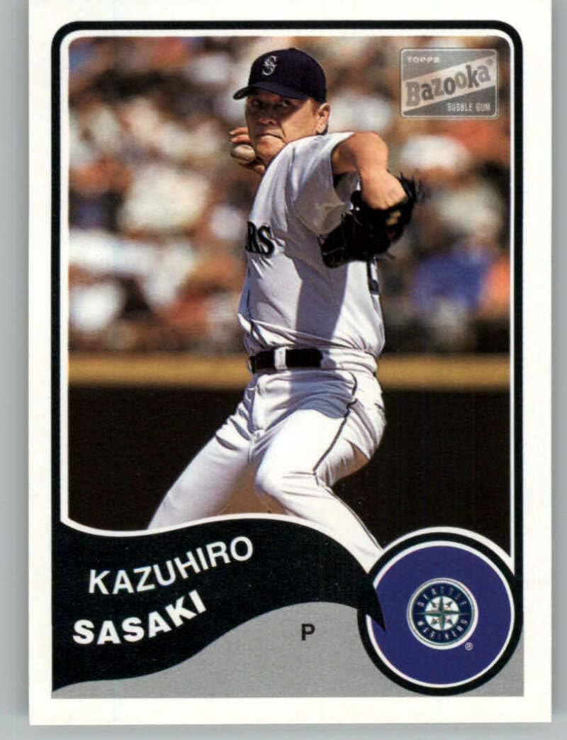 2003 Bazooka #244 Kazuhiro Sasaki NM-MT Seattle Mariners Baseball MLB