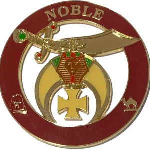 Shriner Auto Emblem Scimitar y Creciente con la Cruz de Malta. Shriner Auto Emblem Scimitar y Creciente con la Cruz de Malta.