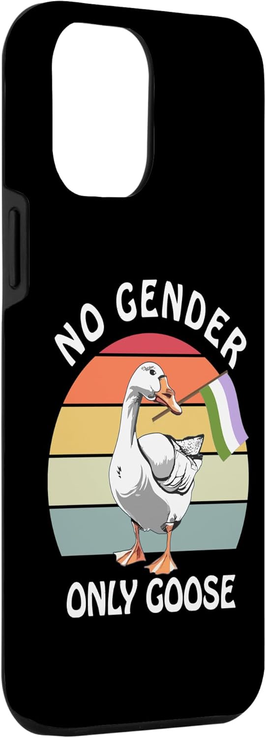 Funda para iPhone 13 Pro Max Genderqueer Goose Bi Pride Flag Bi Pride Parade Flag LGBTQ