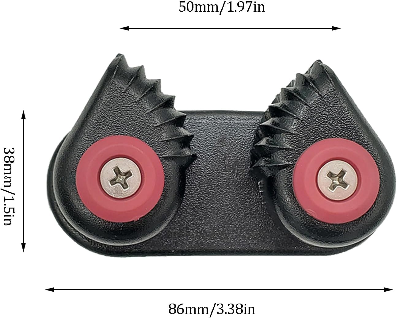 4 Uds Cam Cleats Marine Aluminio Anchor Rope Lock para velero canoa vela, fijación rápida, accesorios de tacos de barco, aleación de aluminio de