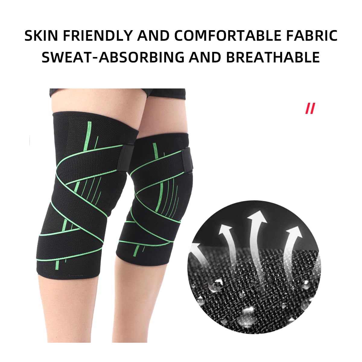 Scott Edward Rodilleras con correa ajustable para dolor de rodilla, soporte de compresión premium para dolor de artritis, adecuado para hombres y