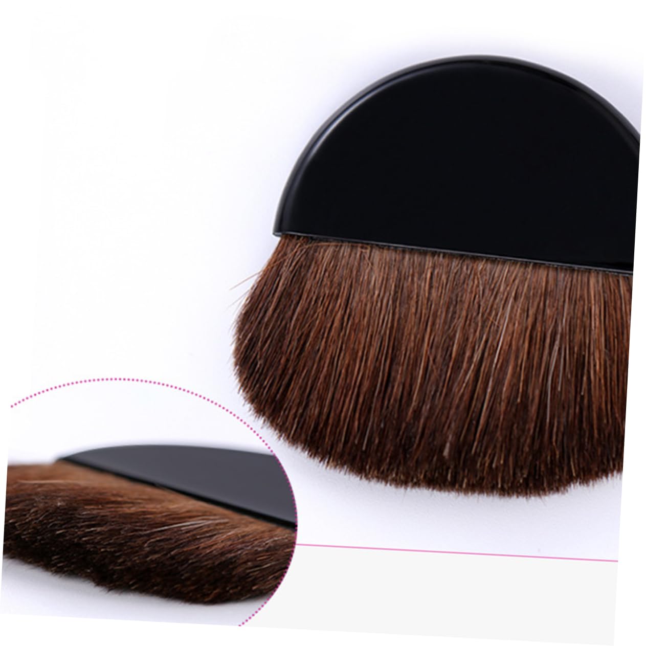 Beavorty Brochas de maquillaje, 4 unidades, portátil, cepillo de maquillaje profesional, cepillo de base, esponjas de maquillaje para base de