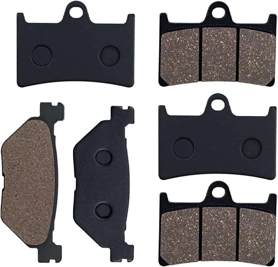 Cyleto Pastillas de freno delanteras y traseras para YAMAHA XV1900 Roadliner 2006-2010 2012 2013 XV 1900 Stratoliner Deluxe 2006-2014 XV1900 Raider