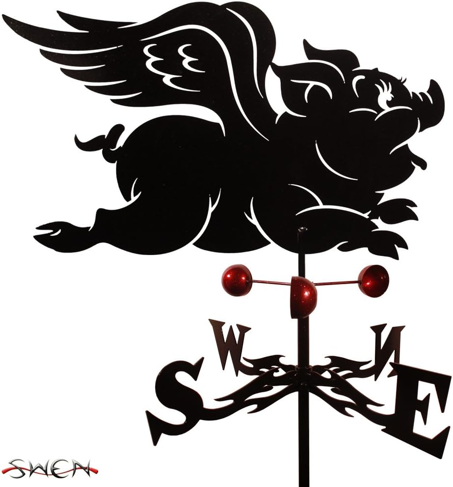 SWEN Products Farrell Series Flying Pig Piggy – Veleta de montaje lateral  Nuevo