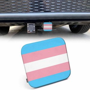 Beabes Cubierta de enganche para receptor de bandera del orgullo transgénero, color azul claro, rosa, bandera del orgullo LGBT, cubierta de enganche Beabes Cubierta de enganche para receptor de bandera del orgullo transgénero, color azul claro, rosa, bandera del orgullo LGBT, cubierta de enganche