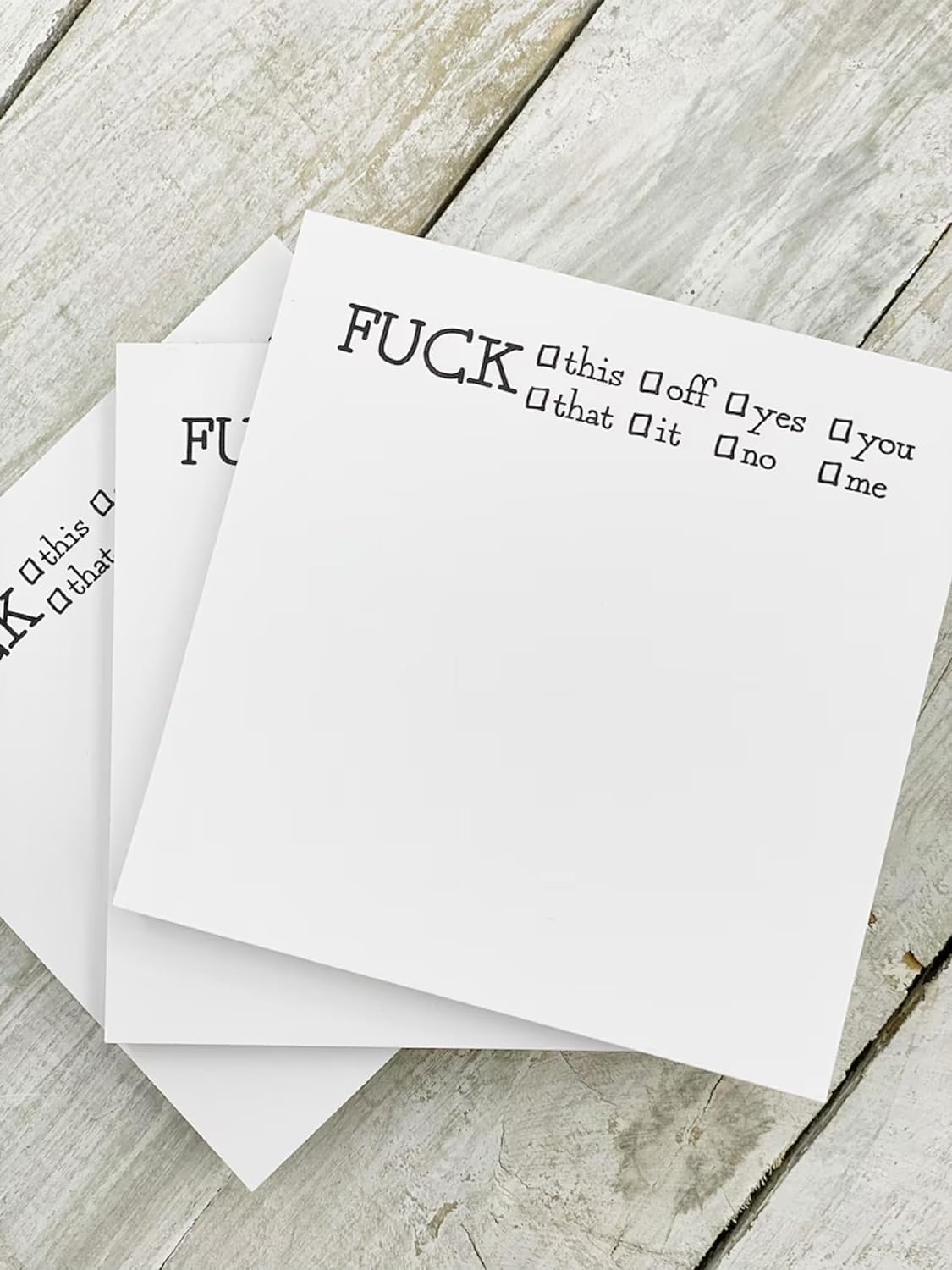 Divertida nota adhesiva What The Fucks F*ck, Bloc de notas adhesivas, divertido y grosero accesorio de escritorio, regalos para amigos, compañeros