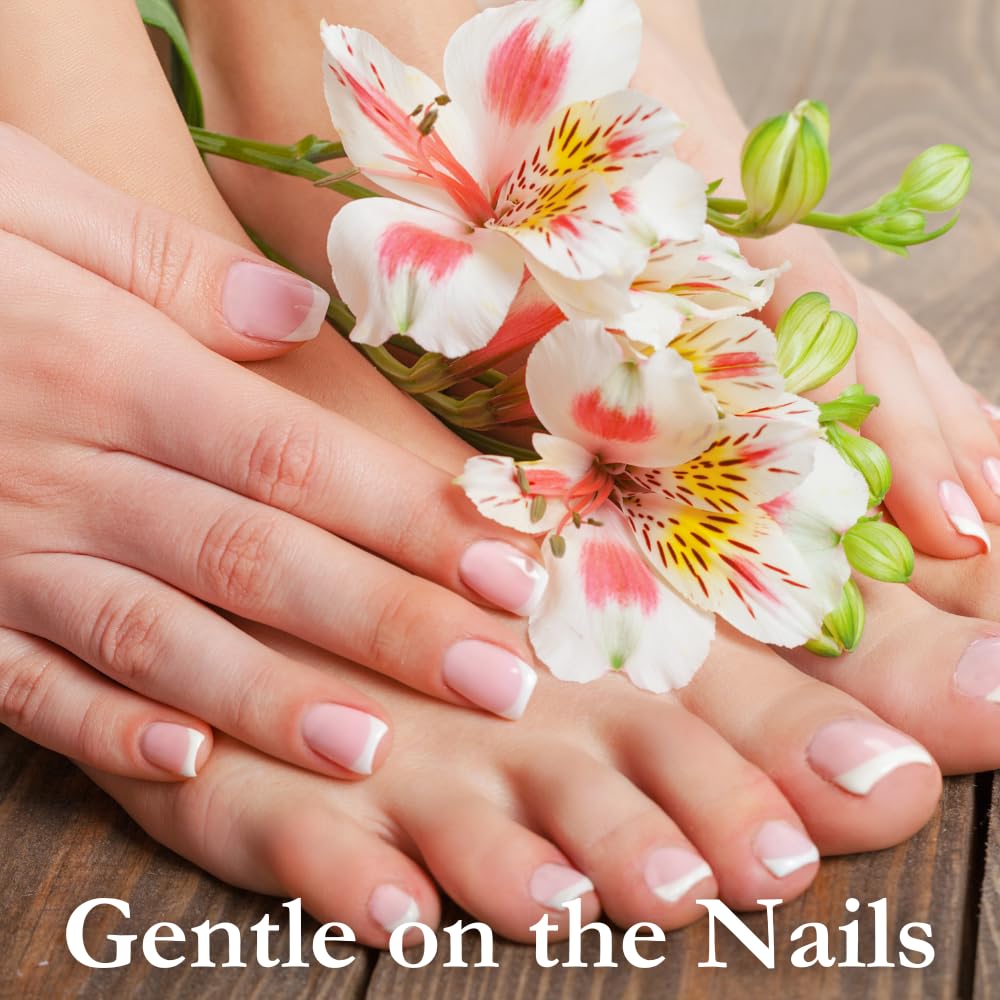 Karma Organic Paquete de removedor de esmalte de uñas, incluye lavanda natural, aceite de rosa y removedor de esmalte de uñas sin perfume (4 onzas