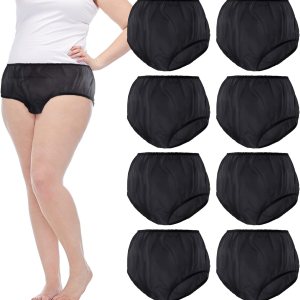 9 piezas de calzoncillos impermeables para incontinencia, pantalones de plástico a prueba de fugas, ropa interior de incontinencia para adultos, 9 piezas de calzoncillos impermeables para incontinencia, pantalones de plástico a prueba de fugas, ropa interior de incontinencia para adultos,