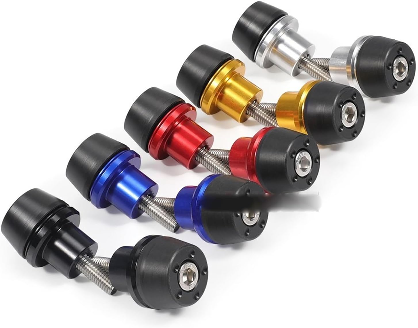 Para Yamaha MT07 MT09 MT03 MT01 FZ1 FZ07 FZ8 FZ09 YZF R7 R6 R1 R1M Marco de horquilla delantera de motocicleta deslizante Tornillo Perno Protección