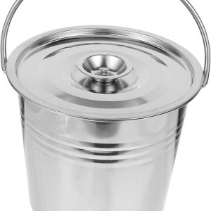 YARNOW Incinerador de cubo de cenizas para jardín, barbacoa, carbón para soporte, mango de metal, uso al aire libre, cubeta de almacenamiento para YARNOW Incinerador de cubo de cenizas para jardín, barbacoa, carbón para soporte, mango de metal, uso al aire libre, cubeta de almacenamiento para