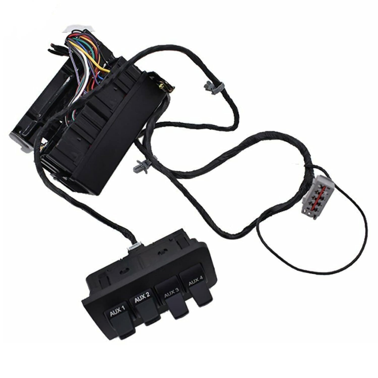 Gelunxin – Kit de panel de interruptor auxiliar para salpicadero compatible con Ford F250 F350 F450 F550 F650 F750 F750 Super Duty 2011-2016