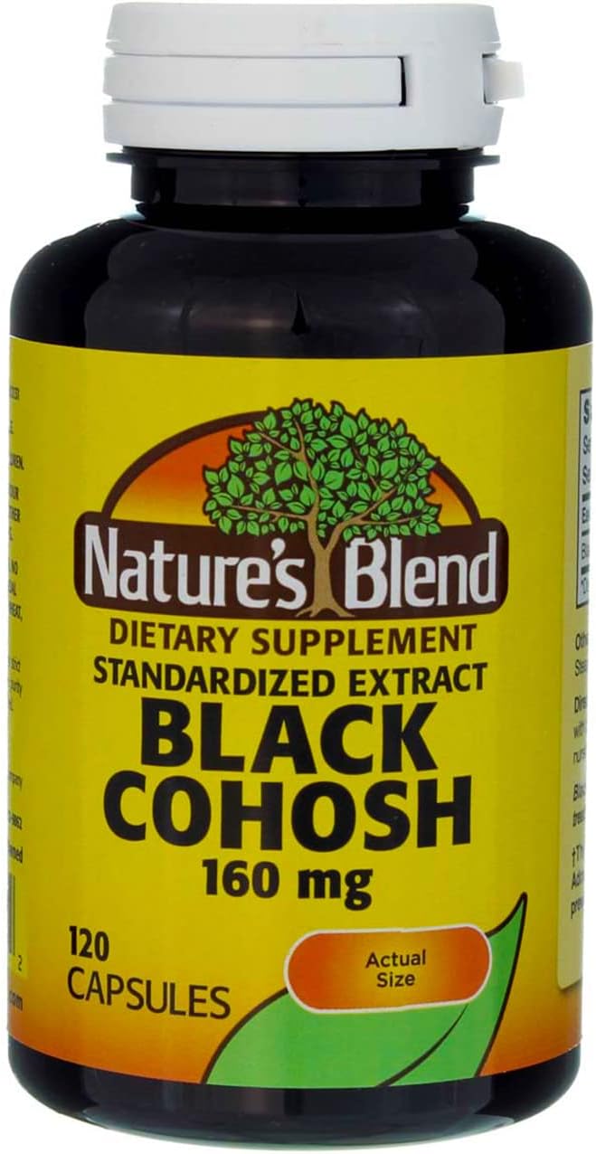 Nature’s Blend Negro Cohosh CP 160MG 120, 079854012132