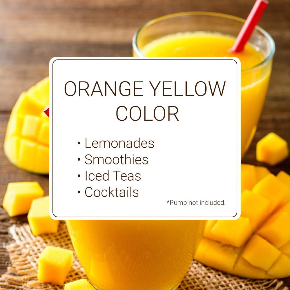 Monin – Jarabe de mango, tropical y dulce, ideal para cócteles, refrescos y limonadas, sin gluten, sin OMG (1 litro)