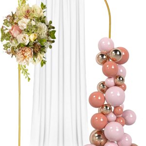 Soporte de arco de metal, 7.2 pies, marco de arco de globo dorado reutilizable para boda, fiesta de cumpleaños, San Valentín, baby shower, Día de la Soporte de arco de metal, 7.2 pies, marco de arco de globo dorado reutilizable para boda, fiesta de cumpleaños, San Valentín, baby shower, Día de la