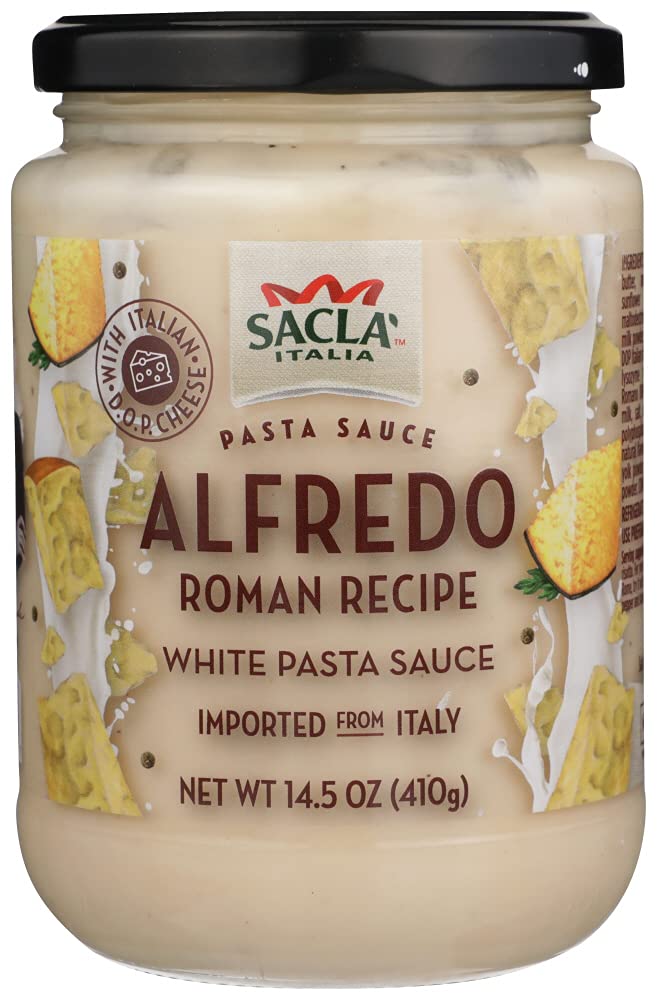 SACLA Salsa clásica para pasta Alfredo, 14.5 oz