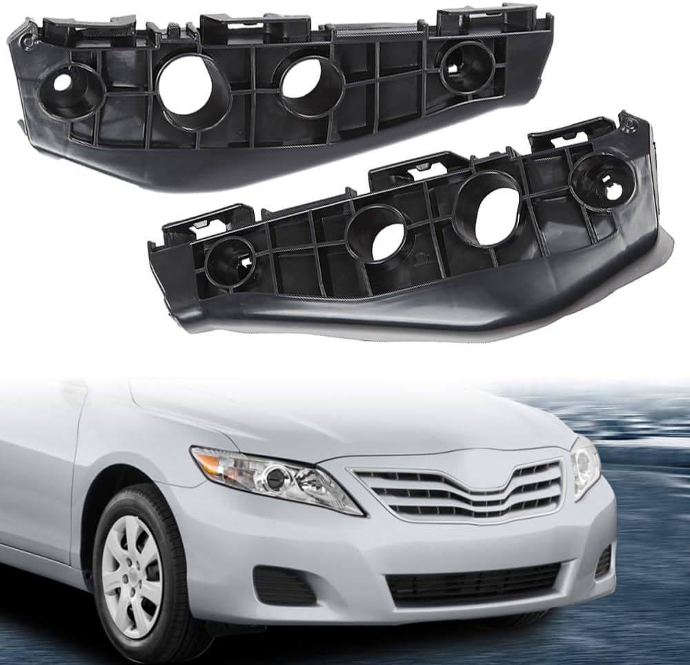 G-PLUS 1 par de soportes de parachoques delantero izquierdo y derecho compatibles con Toyota Corolla 2009-2010 TO1043110 TO1042110