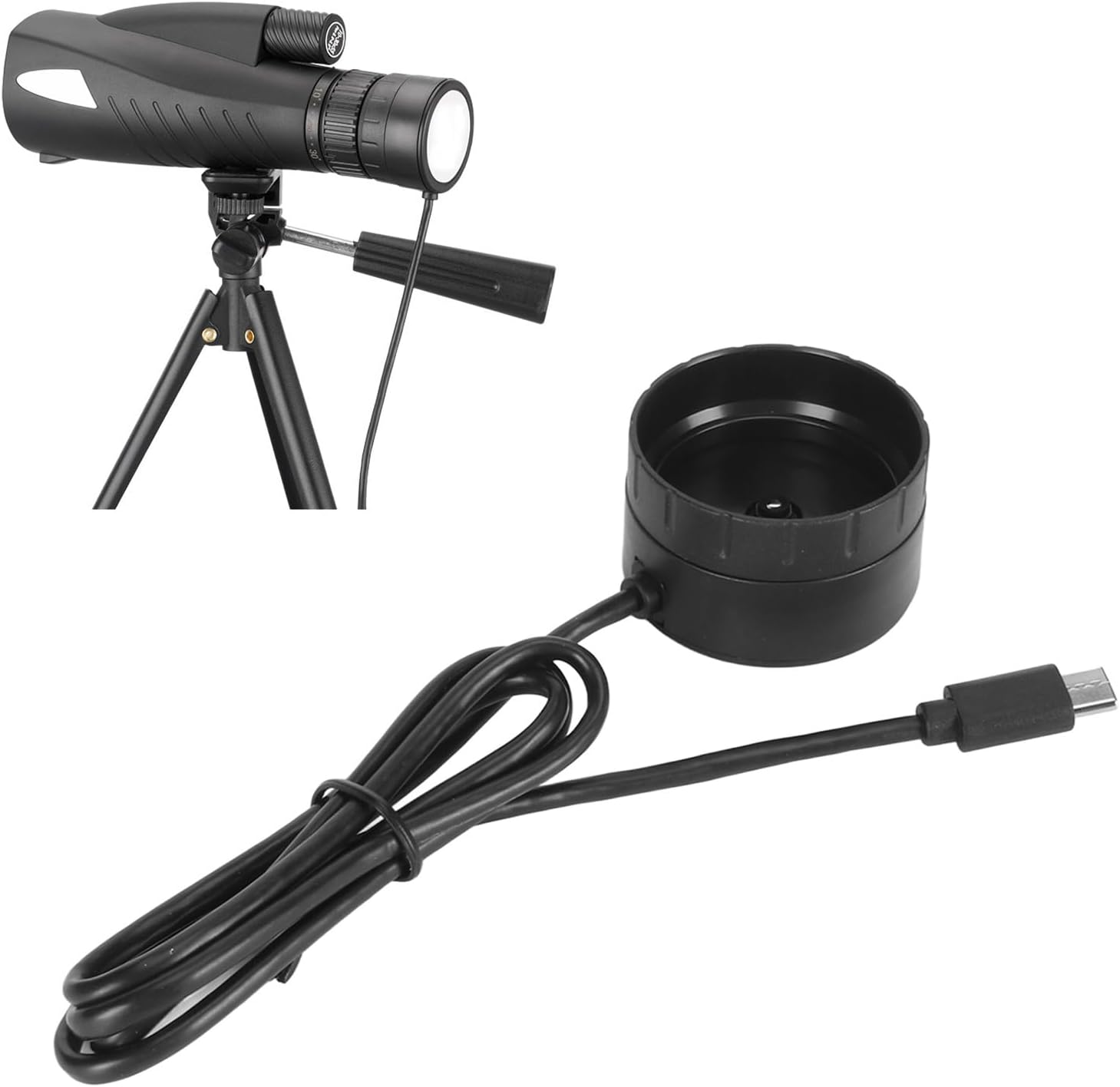 Cámara ocular electrónica, ocular de telescopio digital, fácil instalación ocular electrónico USB C 1.693 in para telescopio accesorio para Android