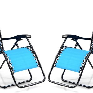 Tangkula Juego de 2 sillas de gravedad cero, silla plegable para patio, reclinable, ajustable, con soporte para tazas, reposabrazos anchos para Tangkula Juego de 2 sillas de gravedad cero, silla plegable para patio, reclinable, ajustable, con soporte para tazas, reposabrazos anchos para