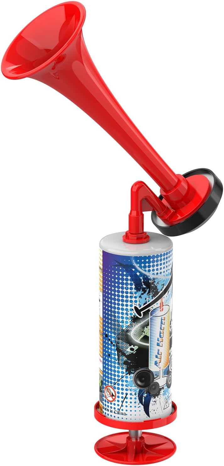Bocina de aire de mano, bocina de bomba de aire portátil de aluminio súper fuerte, generador de ruido de mano, bocina de seguridad marina para