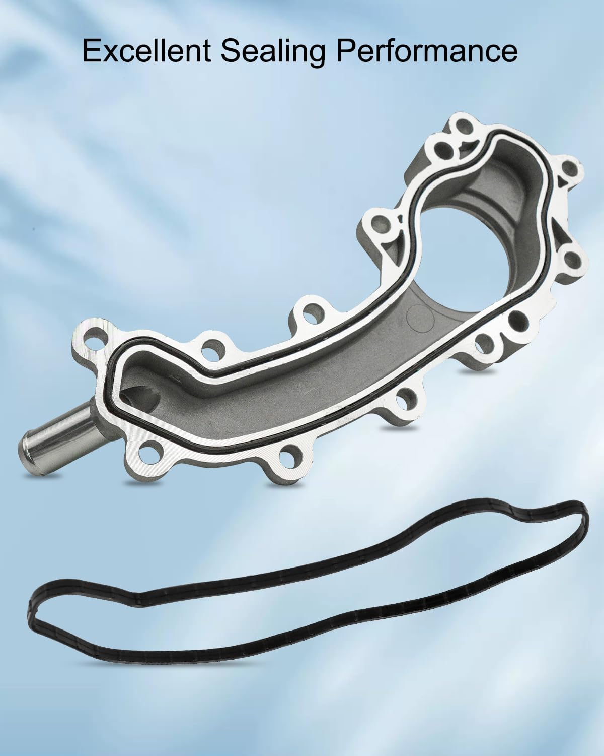 Salida de agua cruzada de aluminio mejorada para Dodge Charger Challenger Avenger Town & Country Grand Caravan Grand Cherokee 3.6L 2011-2021