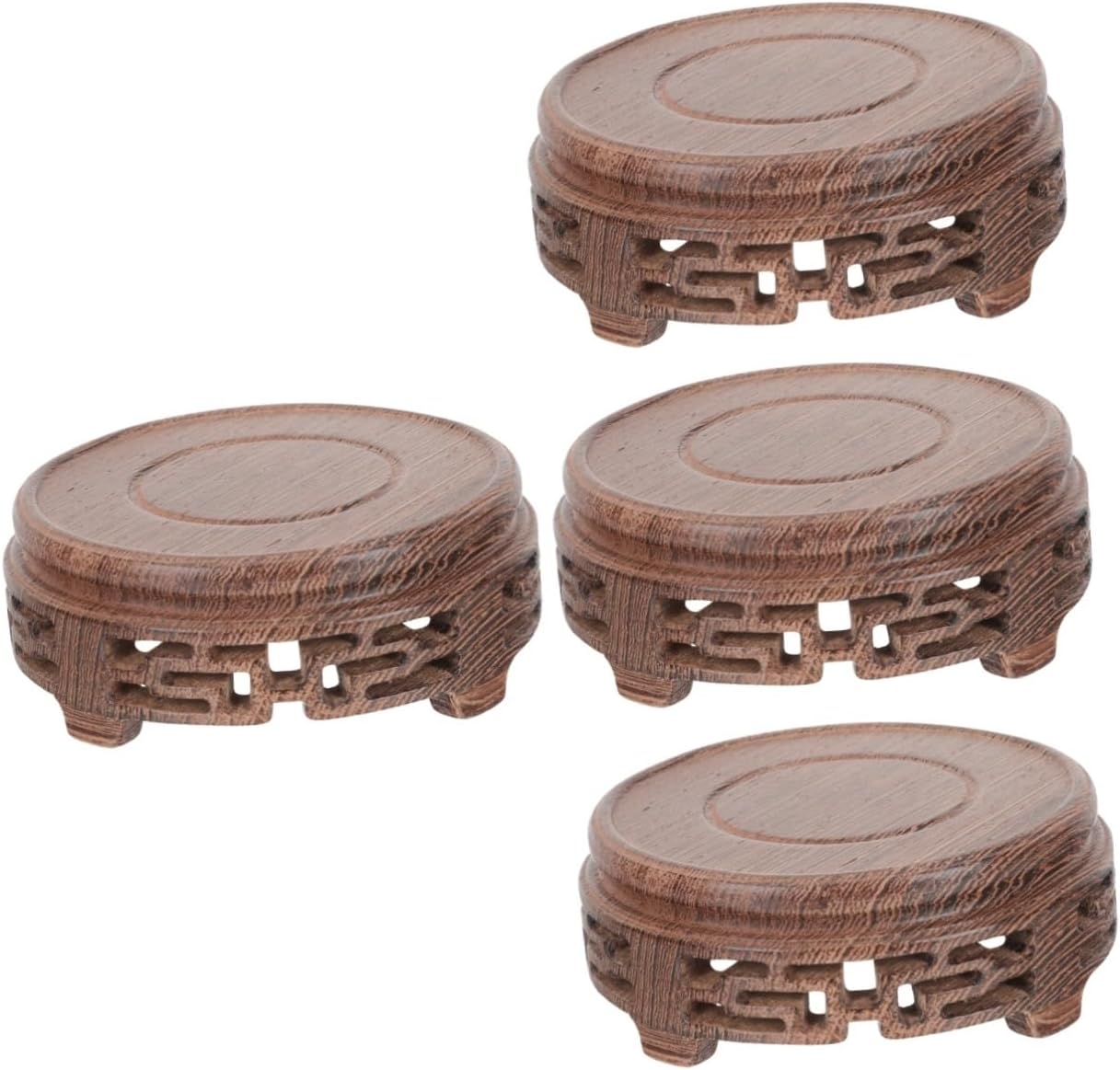 DECHOUS Soporte para plantas en maceta, soporte para plantas, soporte para plantas, soporte para interiores, soporte de florero, soporte de madera