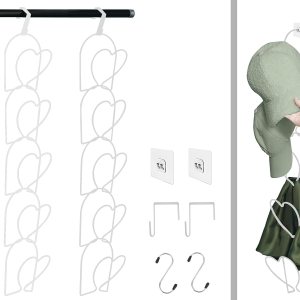 QsQueen Perchero para sombreros, organizador de sombreros, soporte para gorro de béisbol, colgador de peluca, estante de almacenamiento para QsQueen Perchero para sombreros, organizador de sombreros, soporte para gorro de béisbol, colgador de peluca, estante de almacenamiento para